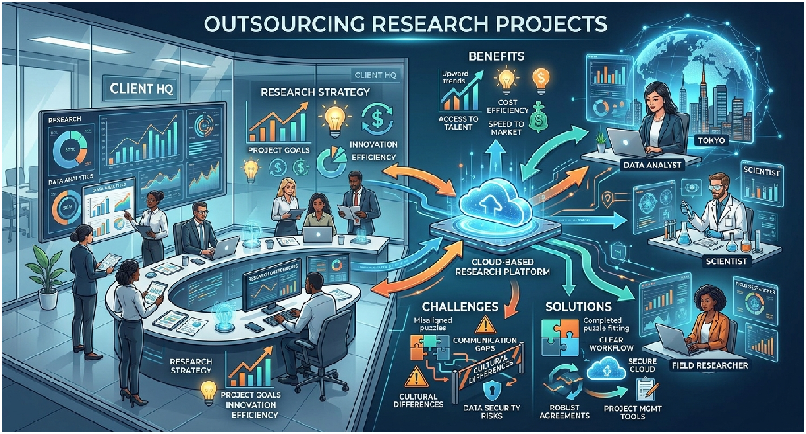 Outsourcing Research Projects Benefits, Challenges, and Solutions
